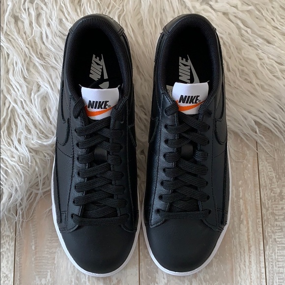 NWT Nike Blazer low leather black - Picture 5 of 9